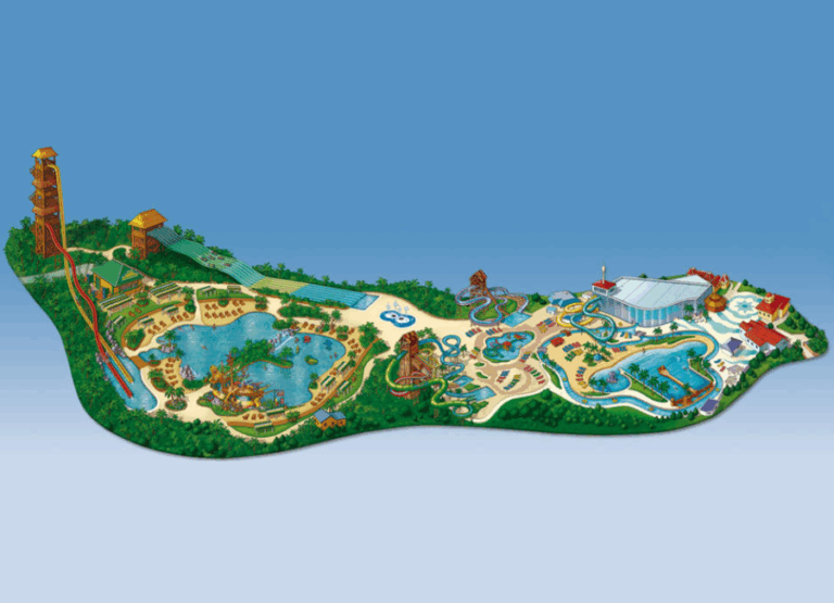 Caribe Aquatic Park en Salou, parque acuático temático en Cataluña