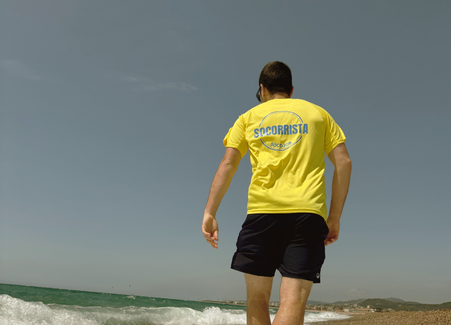 Socorrista profesional en playa